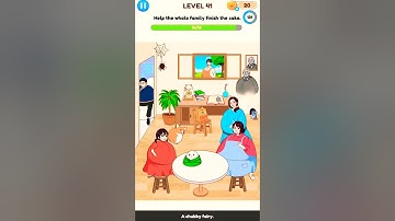Annoying Puzzle Game - Level 41 Help the whole family finish the cake 🍰