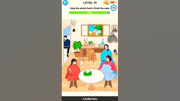 Annoying Puzzle Game - Level 41 Help the whole family finish the cake 🍰