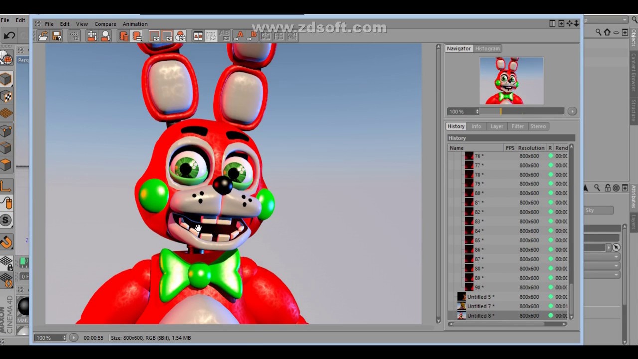 C4d Fnaf My Oc Download Link In Desc Youtube - fnac 3house roblox