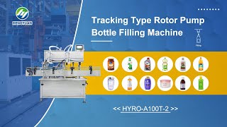 Famous Automatic Tracking Type Filling Machine, Rotor Pump Bottle Filler, Liquid Dispenser HYRO-A100T-2 Profile