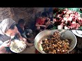 Village Pork Curry Cooking and enjoying with Rice In the Village || Rural Nepal & natural cooking ||