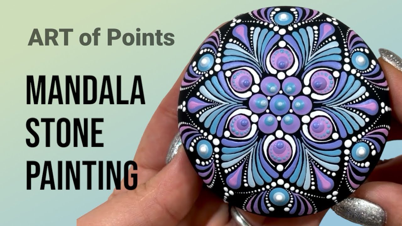 Dot Art Mandala Painting Tutorial 🎨 - YouTube