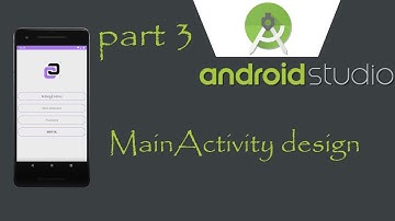 Part 3 /Android Studio Tutorial  message chat app MainActivity design  (chat uygulaması yap)