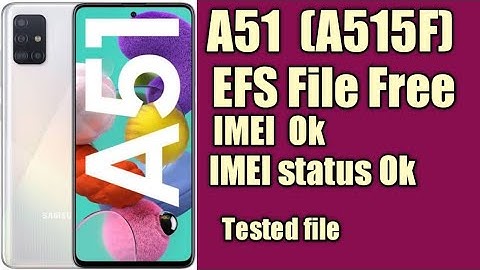 samsung a51 efs file free | SM_A515F EFS FILE
