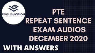 PTE Speaking: Repeat Sentence PTE December 2020 | Practice with Answers