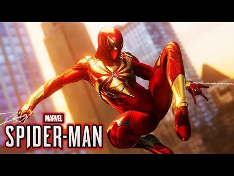 Marvel's Spider-Man Remastered: Classic Iron Spider Suit free roam Gameplay