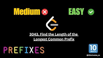 3043 | Find the Length of the Longest Common Prefix | Leetcode daily | POTD