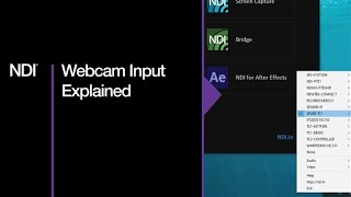 NDI Webcam Input Explained screenshot 4