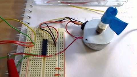 Unipolar stepper motor controlled by arduino
