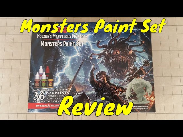 D&D Nolzur's Marvelous Pigments - Monsters Paint Set