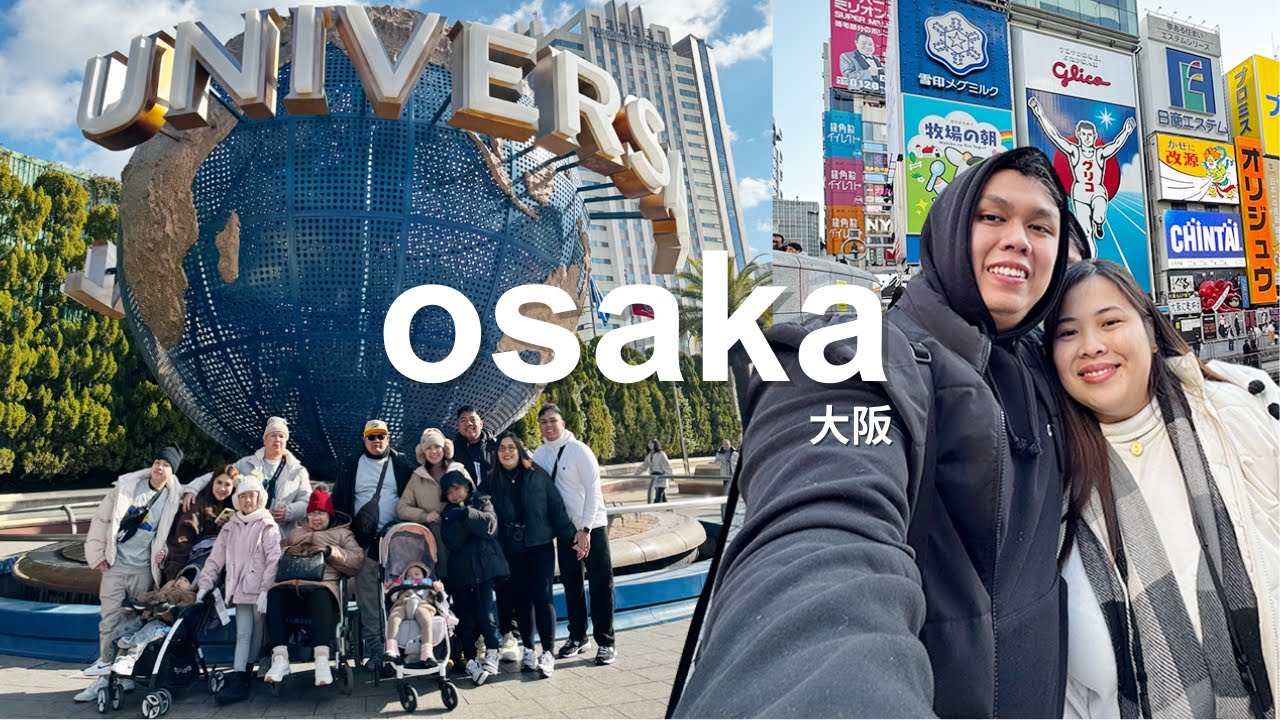 Osaka Travel Vlog | Family of 15 Explores the Best of Osaka 👨‍👩‍👧‍👦