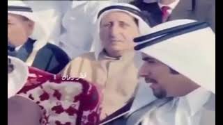 الامير الأب الشيخ خليفة بن حمد ال ثاني رحمه الله يشهد حفل الاعلام للشرطة والقوات المسلحة عام 1973م