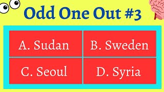 Brain game #3: Can you spot the word which does not belong to the group?