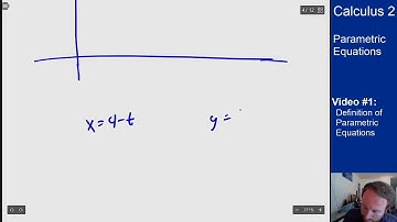 Parametric Equations - Video 1 - Definition of Parametric Equations
