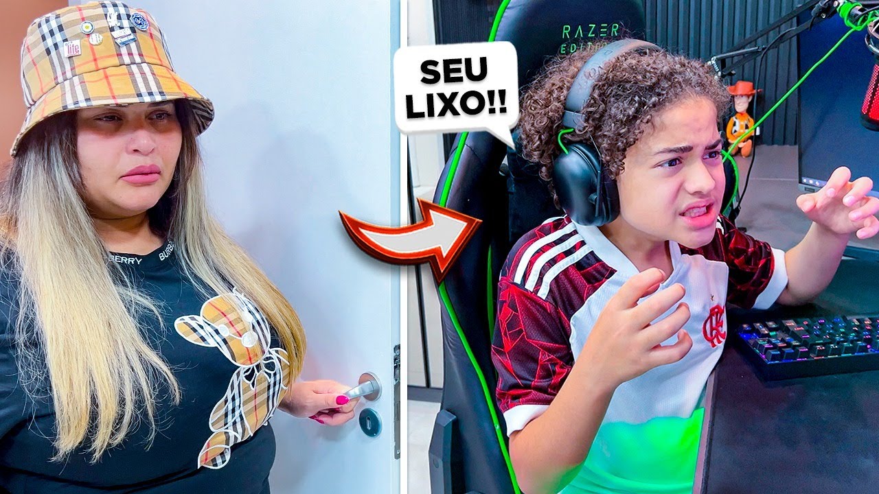 O RYAN ESTÁ PROIBIDO DE JOGAR NO PC 😱😱😱
