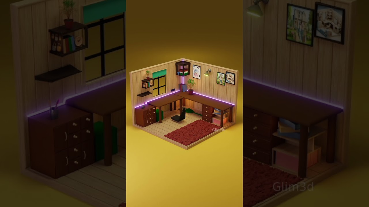 Blender 4.0 Magic: Room Assembly Animation | Let's Design It Our Way! 