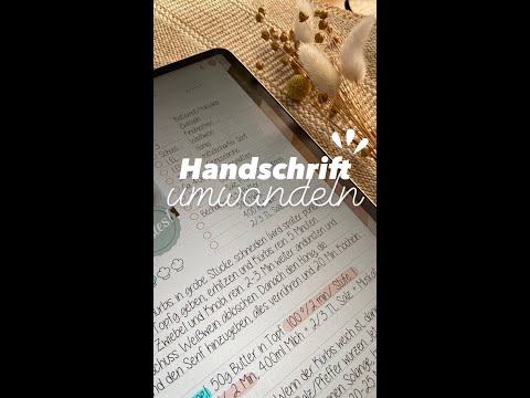 Video: Kann ich meine Handschrift in eine Schriftart verwandeln?