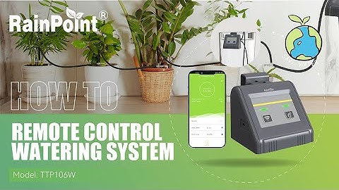 #RainPoint | Remote control automatic watering system.#MoreThanWaterSaving