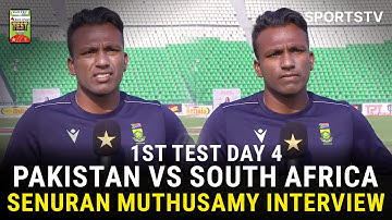 Senuran Muthusamy Interview | PAK vs SA Test Series 2025 | 1st Test Day 4 | PCB | M3U1U