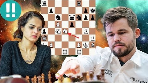 Masterful showdown, Magnus Carlsen vs Tania Sachdev 4