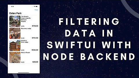 Filtering Data in SwiftUI with Node/Express Backend