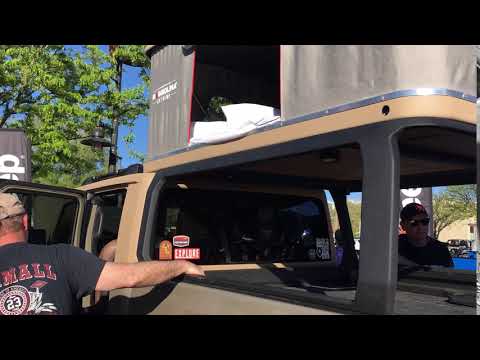 Jeep Gladiator Wayout Concept Rooftop Tent and Integrated Roof Rack