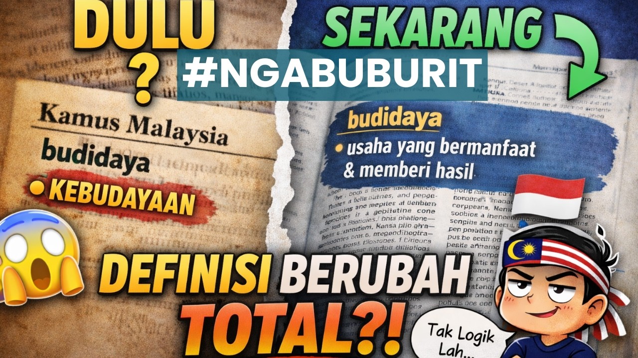 #353: Budidaya” Berubah Total? Kamus Malaysia yg Berubah Setelah Meniru Kamus Besar Bahasa Indonesia