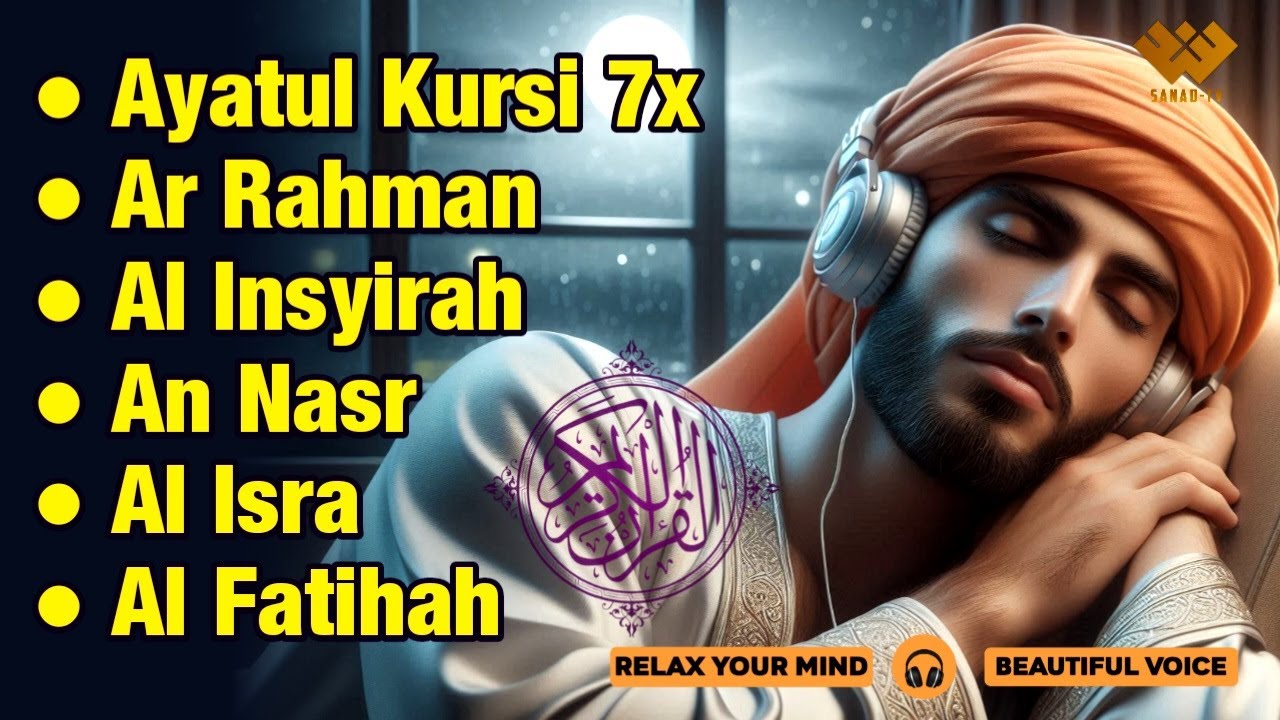 Peaceful Quran Recitation for Rizq | Ayat Kursi, Ar Rahman, Al Inshirah ...
