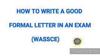 HOW TO WRITE A GOOD FORMAL LETTER. HOW TO WRITE AN APPLICATION LETTER. screenshot 1