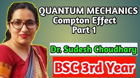 Bsc 3rd year online classes | Quantum Mechanics | Physical chemistry by Dr. Sudesh Choudhary