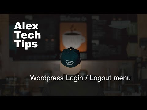 How to make wordpress login / logout menu