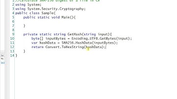 C#: Calculate SHA-256 digest of a file in C# (Code)