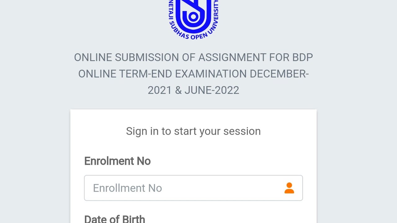 nsou ug assignment submission link