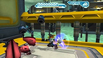 Ratchet & Clank 2: Going Commando 100% Walkthrough Part 21 - Testing Facility,Planet Dobbo Backtrack