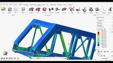 BASIC STRUCTURAL ANALYSIS OF SIMPLE TRUSS BRIDGE USING ALTAIR INSPIRE 2023