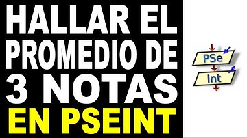 Hallar el promedio de 3 notas | Pseint