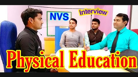Physical Education Teacher Interview | Nvs #PE teacher interview questions