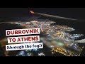 Flying from Dubrovnik to Athens Travel Vlog