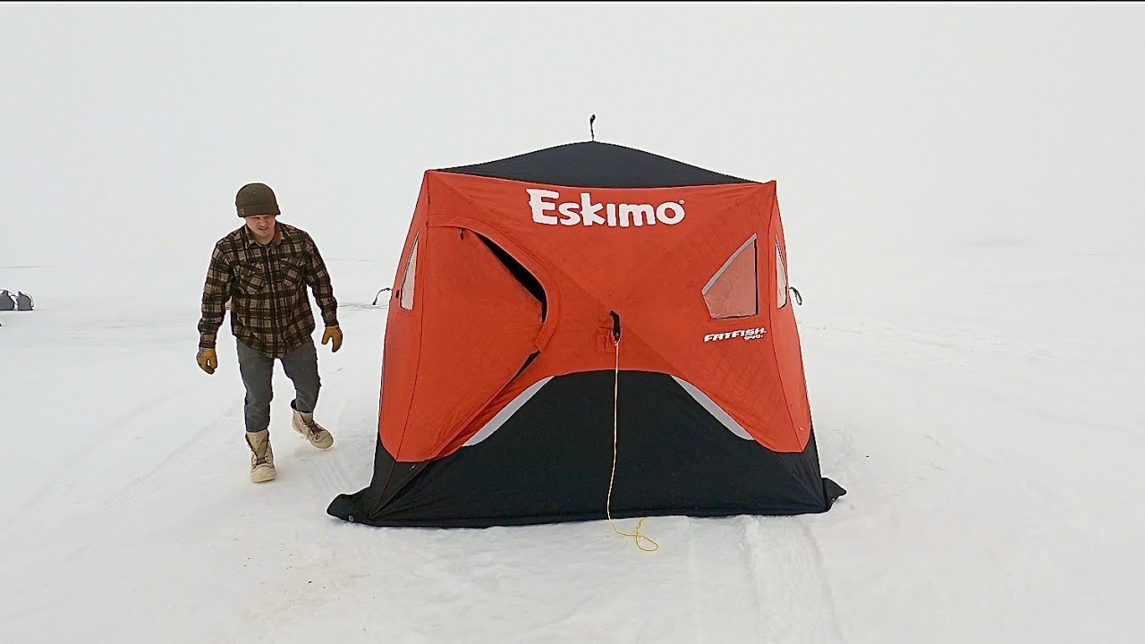 Off Grid Living: Lake Of The Woods Ice Fishing Catch And Cook
