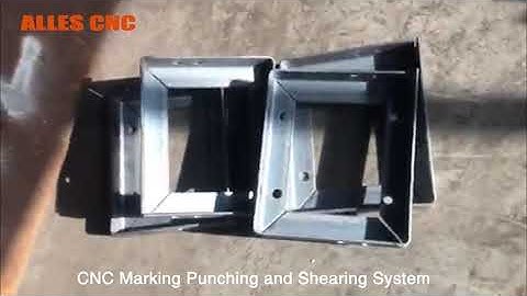 CNC Marking Punching and Shearing System