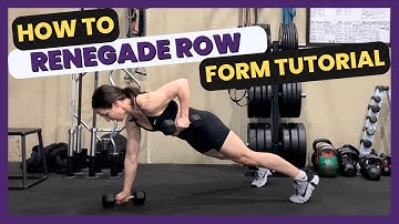 Dumbbell Renegade Row | Plank Row Form Tutorial
