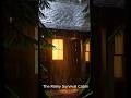 Hidden Rainy Forest Cabin No One Knows About #shorts  #RainyCabin #ForestShelter #SurvivalCabin