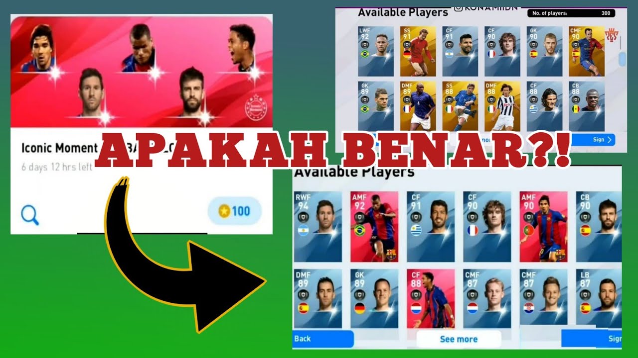 RUMOR!! BOX DRAW LEGEND DAN ICONIC MOMENT 21 SEPTEMBER 2020 | Efootball Pes 2020