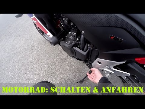 Motorrad: Schalten und Anfahren - So einfach geht&rsquo;s (Deutsch) | Piotrrr Moto