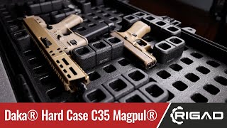 Odolný kufr Daka® Hard Case C35 Magpul® Plně nastavitelné kufr pro vaši zbraň! RIGAD!