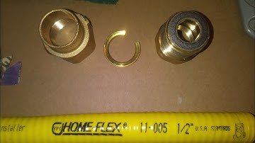 Home Flex gas fittings ( quick tips )