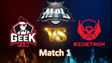 GEEK Vs BTR Match 1 MPL ID Season 7