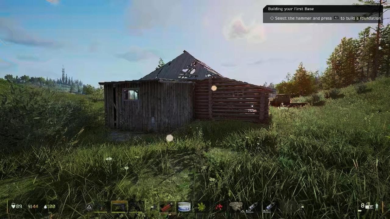 Deadside building my shack PS5 gameplay - YouTube