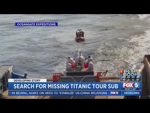 Search For Missing Titanic Tour Sub