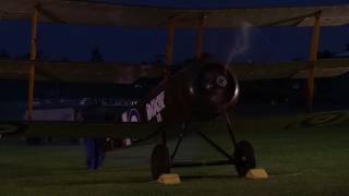 Sopwith Triplane Night Engine Run At Old Warden 2016